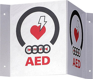 Defibrillator Wall Signing