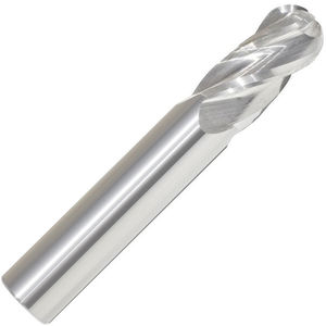 RedLine Tools 30° Helix Angle RE14208 2 Flute Single End Ball Carbide End Mill 1/8 0.1250 TiCN Coated 1.0000 Flute Length 3.0000 OAL