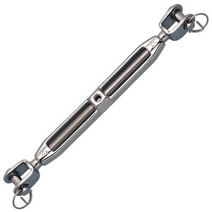 3/8 x 6 Take-up Jaw/Jaw Turnbuckle WLL 1,200 lbs T316 Stainless Steel 