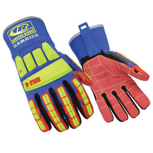 XL Blue/Yellow Synthetic Leather Roughneck® Cut Level 5 Glove Pair ...