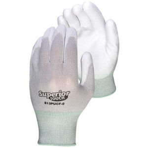 Superior Touch Anti Static Polyurethane Palm Coated Nylon Gloves (Pack of 12) (S13PUCF)Superior Glove