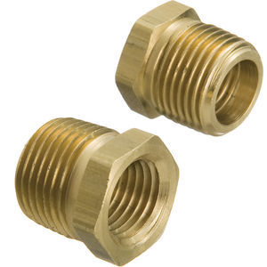 3/8" BSPT Male 1/8" Female NPT Adapter Brass Pipe Fitting Reducing Bushin New 
