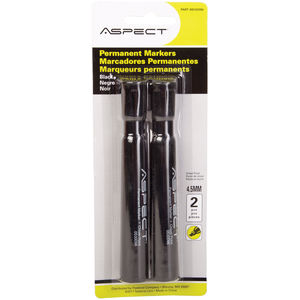 penpen様 Black Chisel Tip ORMADUS® Permanent Marker 2Ct | Fastenal