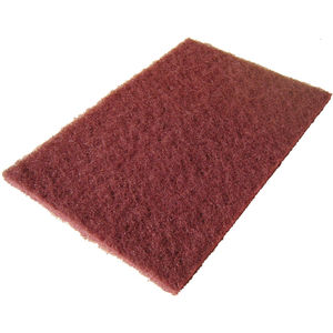 Maroon Very Fine 6 Inch x 9 Inch Non Woven Scuff Hand Pads 20 Pack, Maroon 