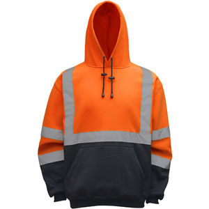 Ergodyne GloWear 8373 Hi-Vis Hooded Sweatshirt