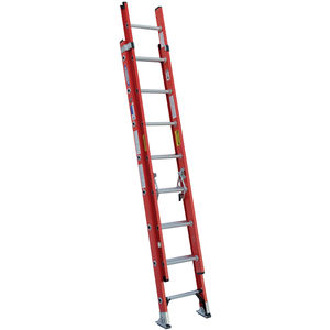 Louisville Ladder 16' Extension Ladder - Type IAA, Fiberglass, 16 Steps