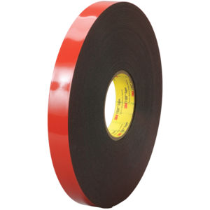 3M Double Sided VHB Tape,3/4 inch,15 yd. 5952, Black