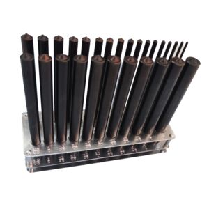 28Pc Black Oxide Steel 3/32
