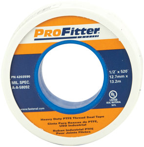 1//2/" x 520/" -500 Rolls Pipe Thread Seal Tape 4 Mil